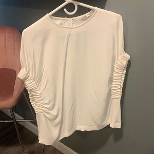 Off white Zara stylish top, unique arm cut outs